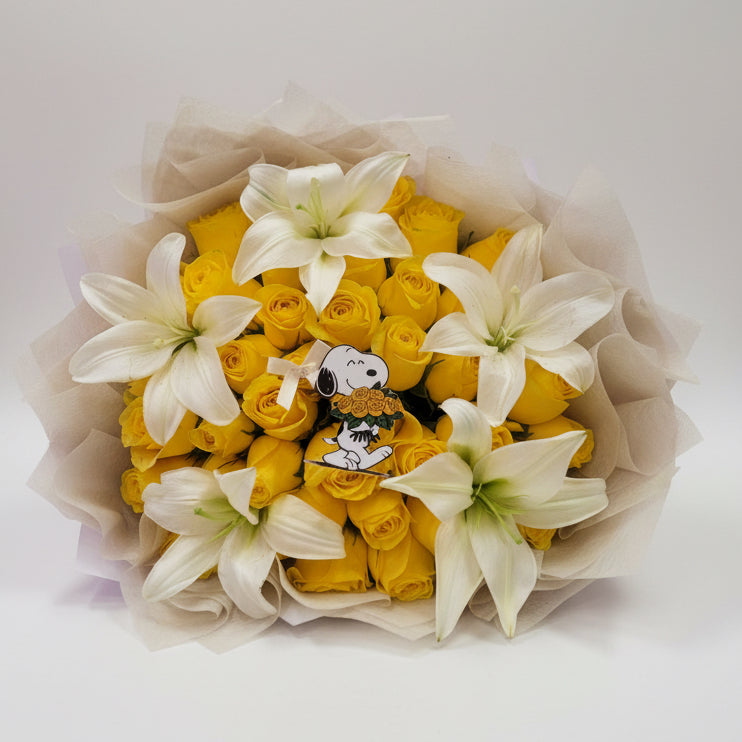 Snoopy Lily Bouquet