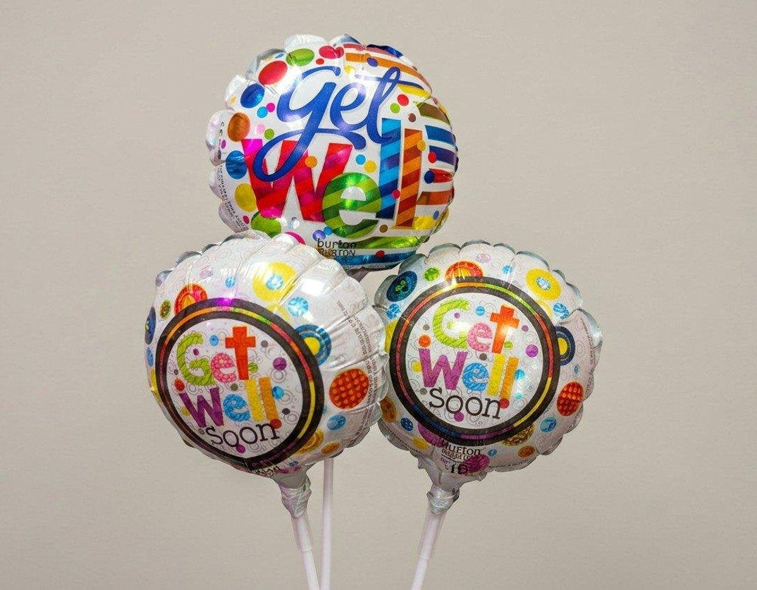 Get Well Soon 4in Balloon (AIR FILLED)