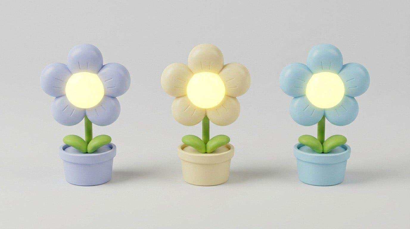 Light Up Flower Lamp (Style Varies)