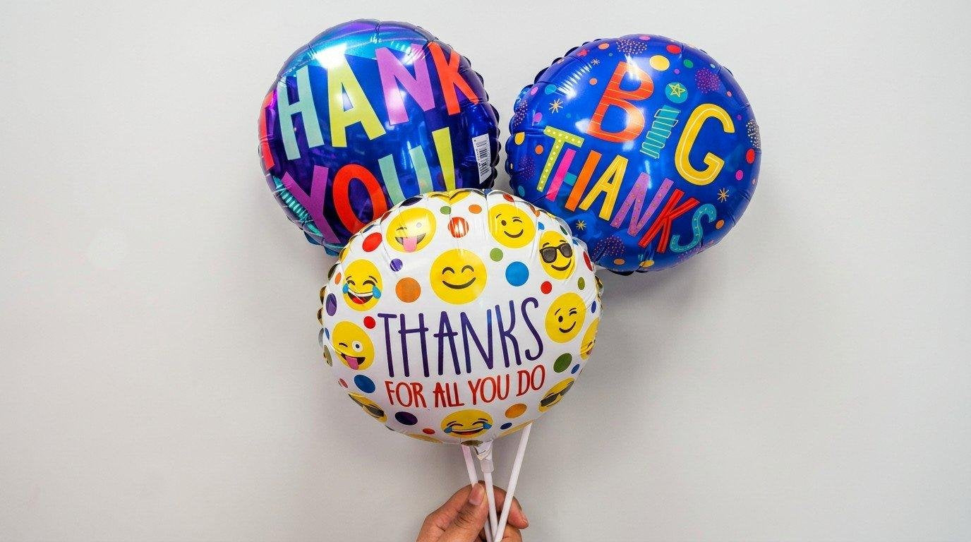 Thanks 9in Balloon (AIR FILLED)