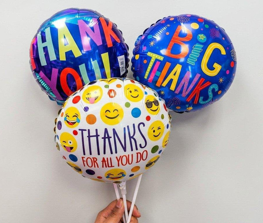 Thanks 9in Balloon (AIR FILLED)