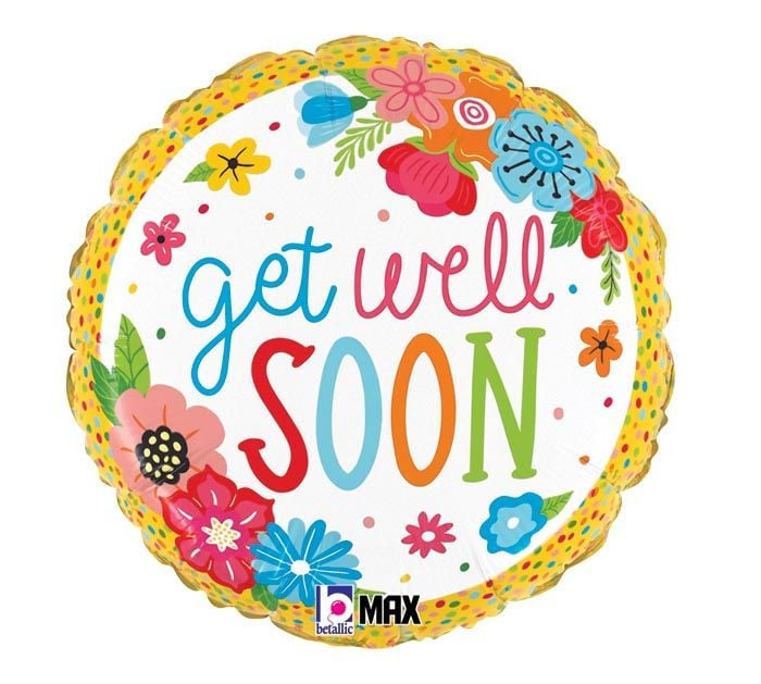 Get Well Soon Florals 18' (HELIUM)