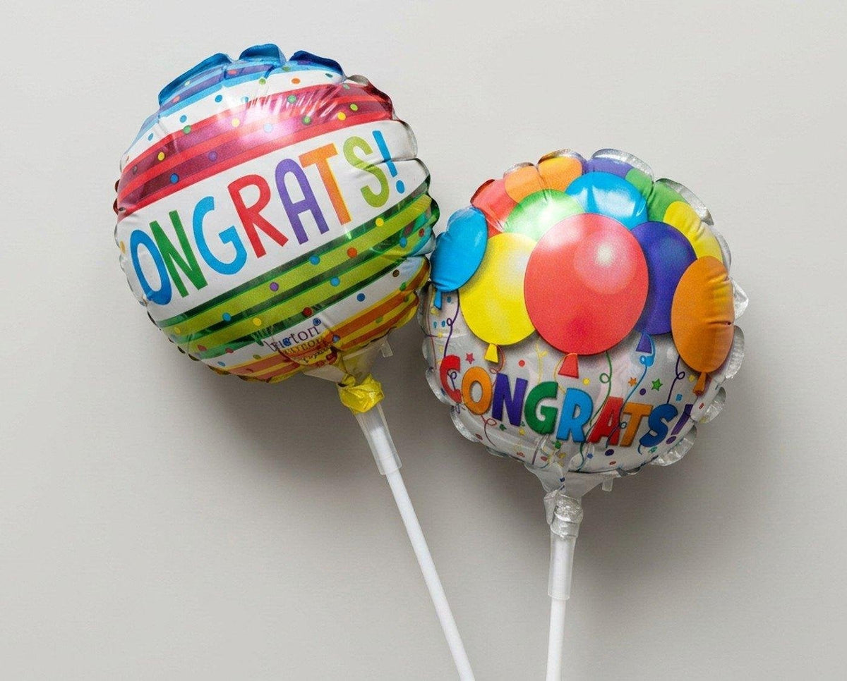 Congrats 4in Balloon (AIR FILLED)