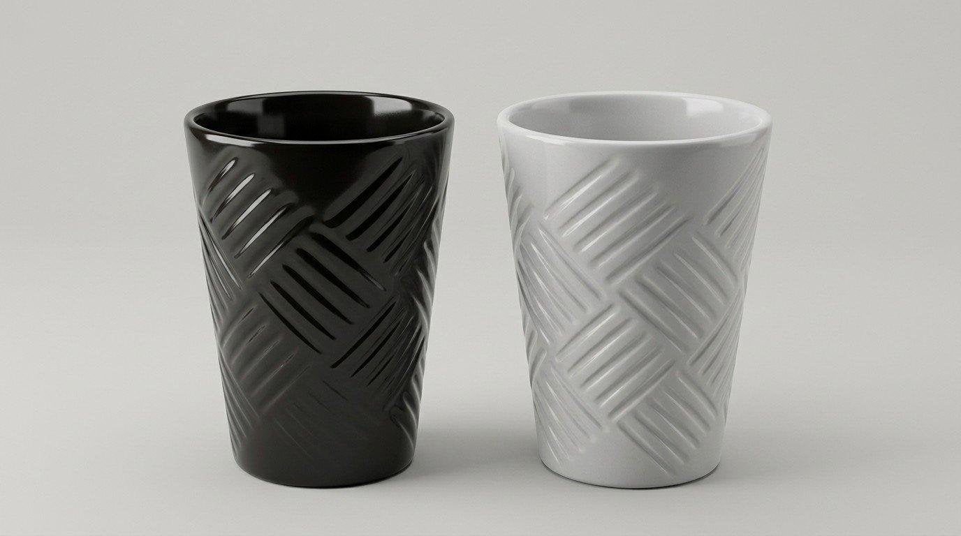 Ceramic Potted Vase