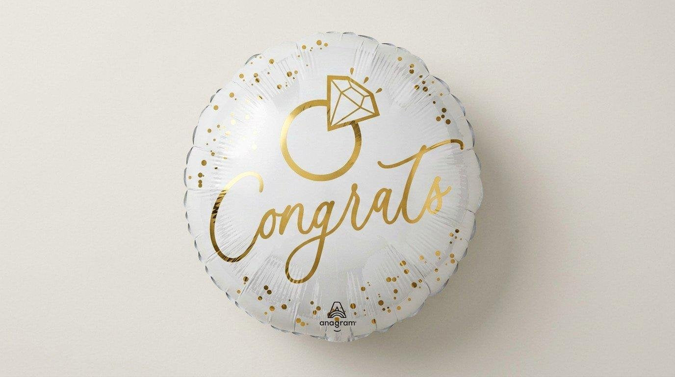 Congrats Wedding 17' (HELIUM)