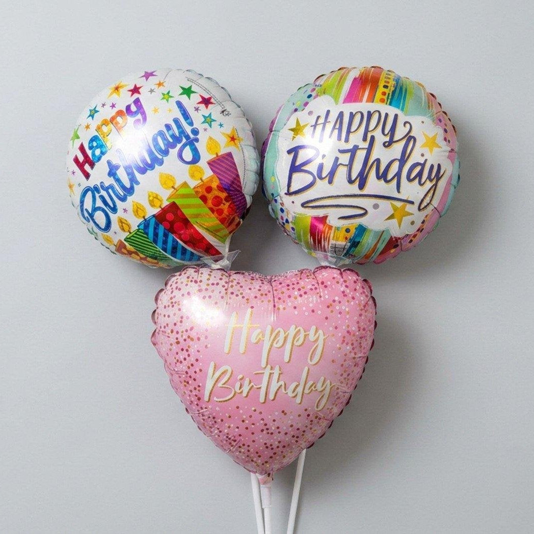 Happy Birthday 9in Balloon (AIR FILLED)