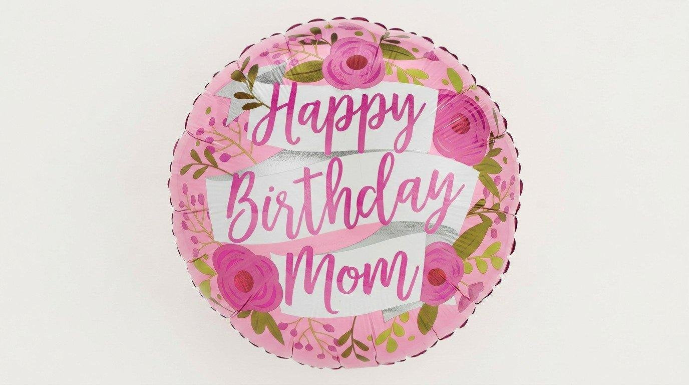 Birthday Mom Pink 17' (HELIUM)