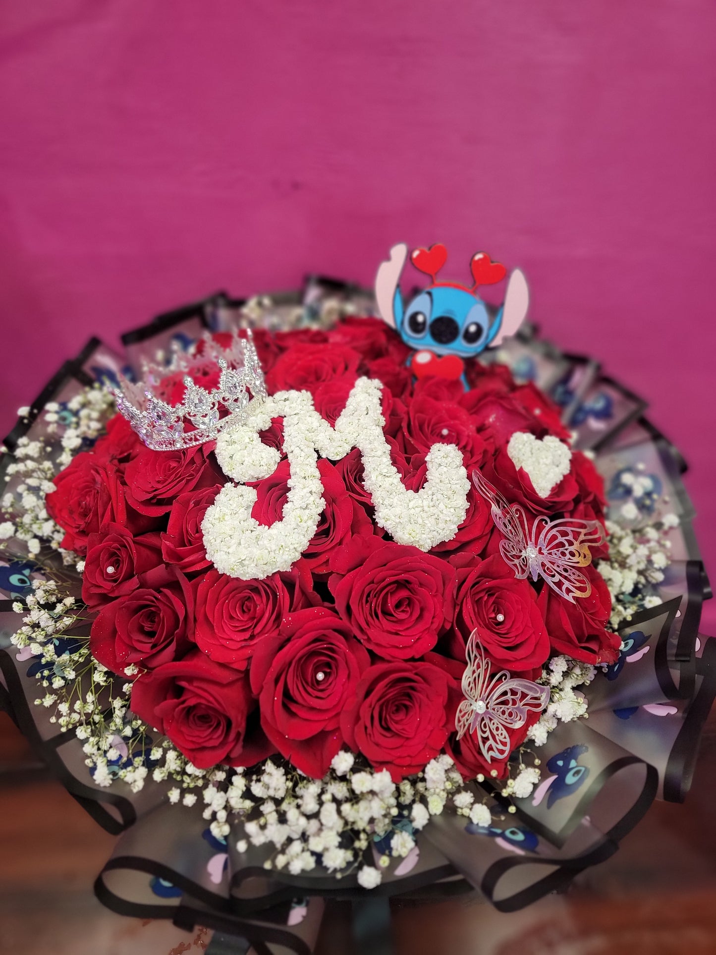 Stitch Inital Bouquet