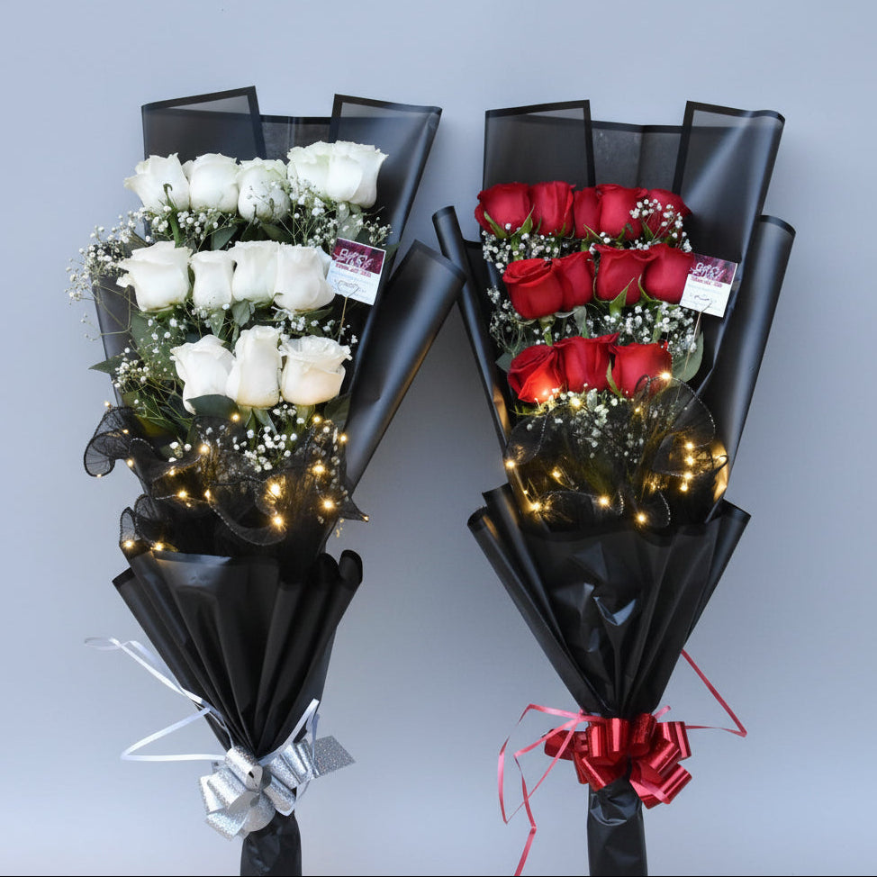 One Dozen Roses - Flat Style