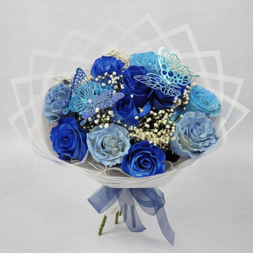 Shades of Blue Bouquet