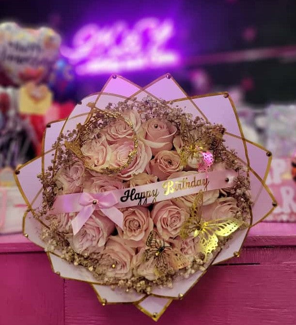 Pink & Gold Bouquet