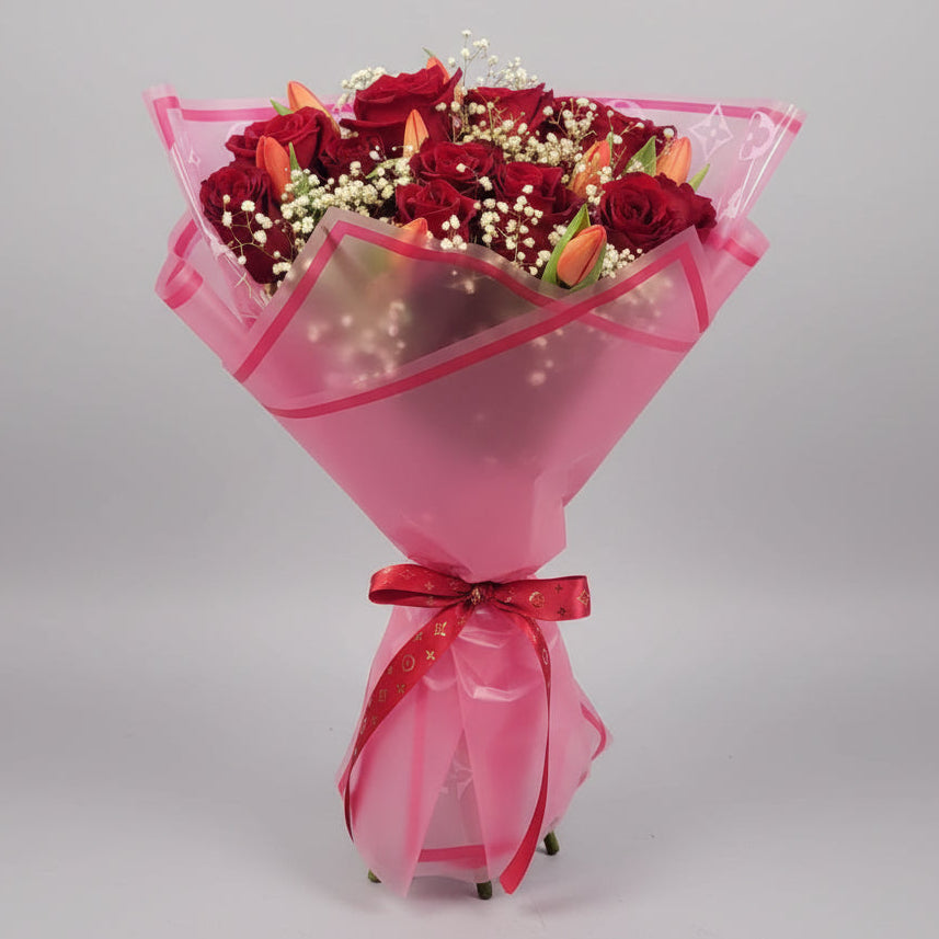 Rose & Tulip Bouquet