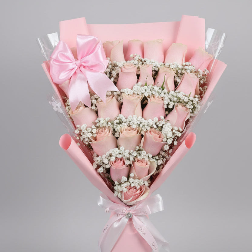 Pink Flat Bouquet