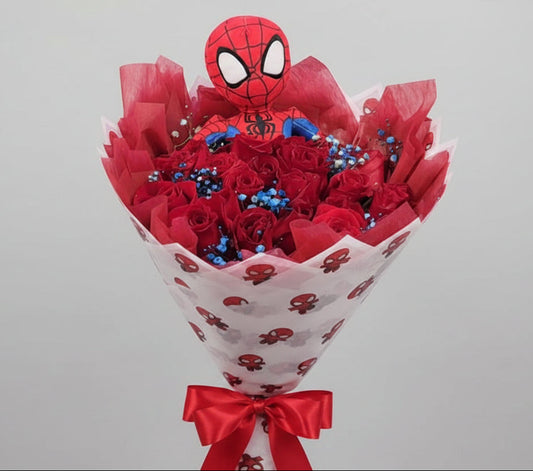 Spiderman Plushie Bouquet