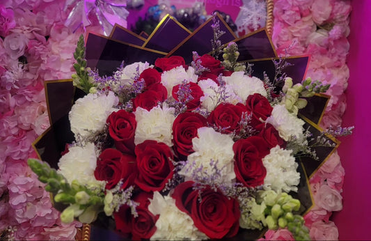 Carnations & Roses