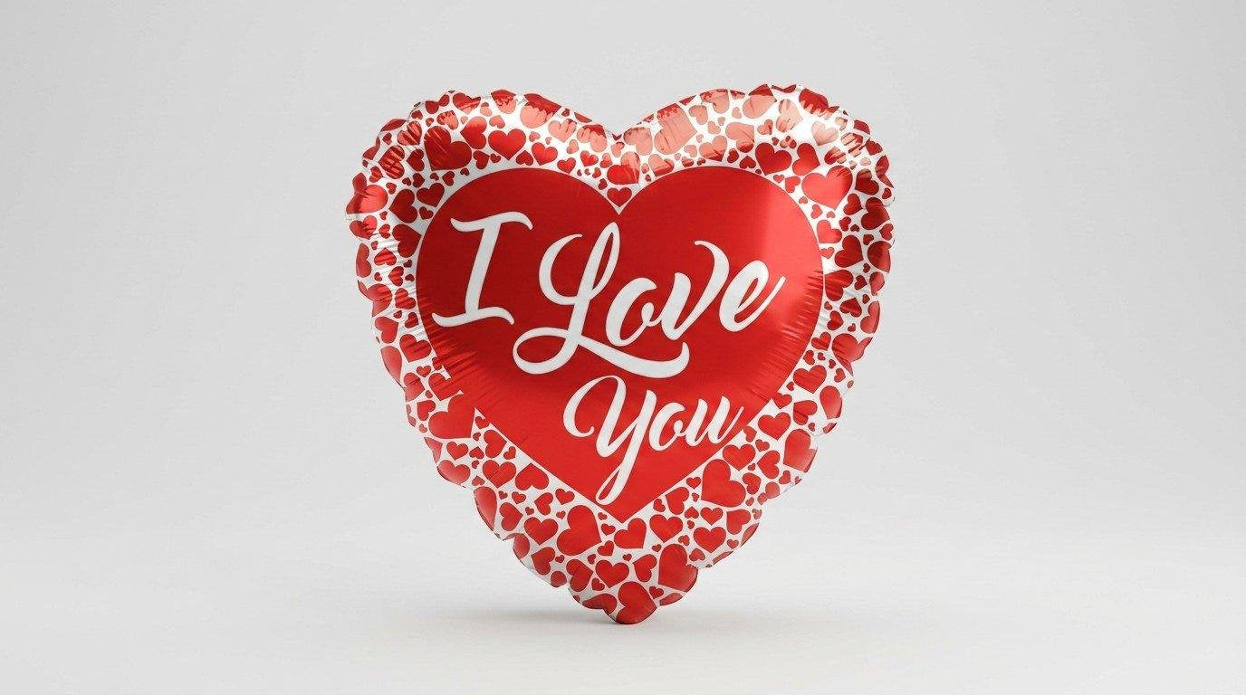 I Love You Red Heart 36' (HELIUM)
