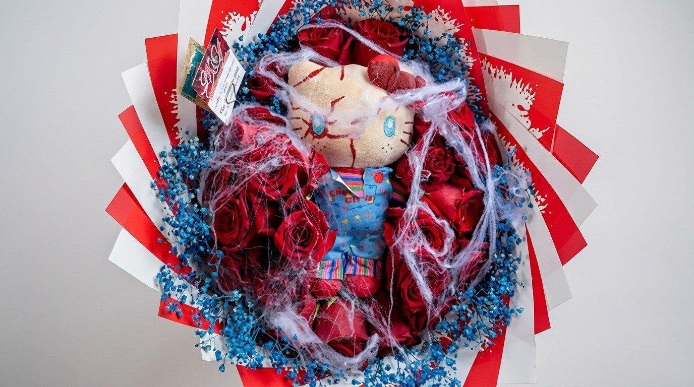 Hello Kitty Chucky Plushie Bouquet