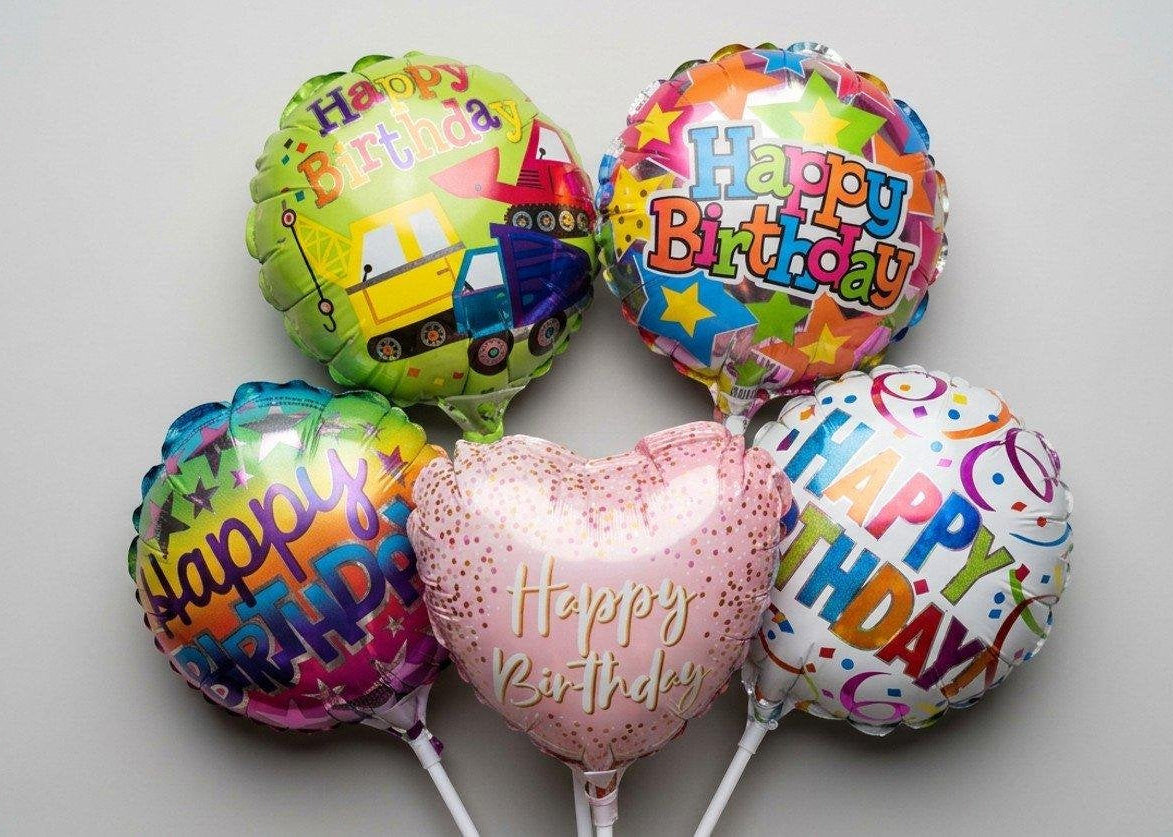 Happy Birthday 4in Balloon (AIR FILLED)