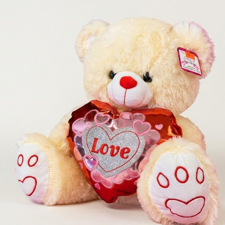 Metallic Heart Bear