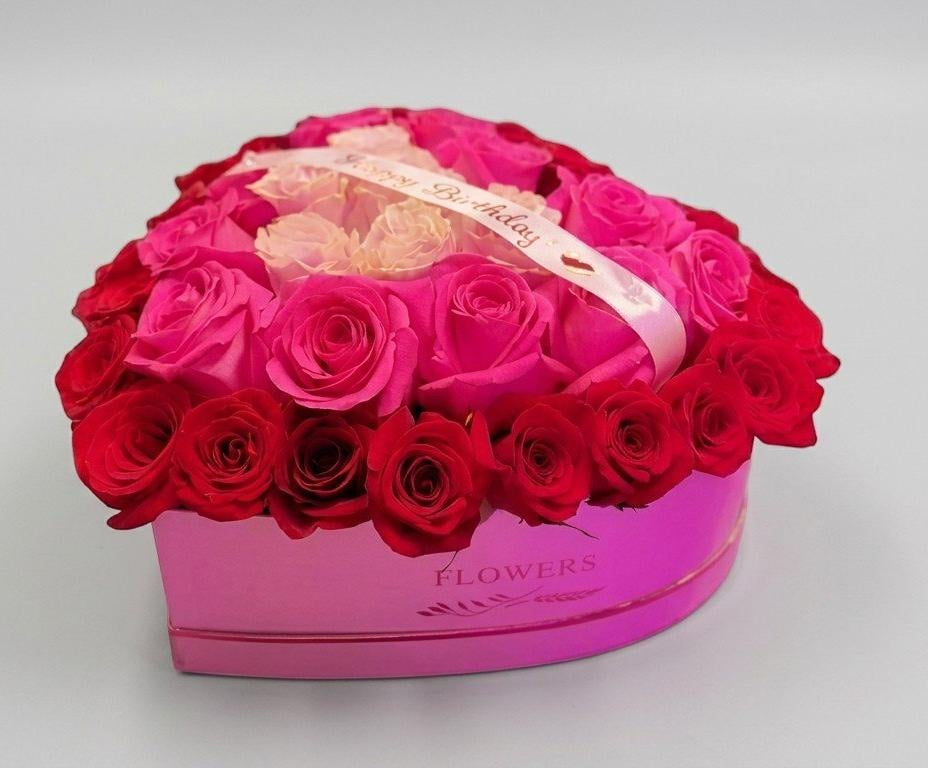 Heart Floral Box