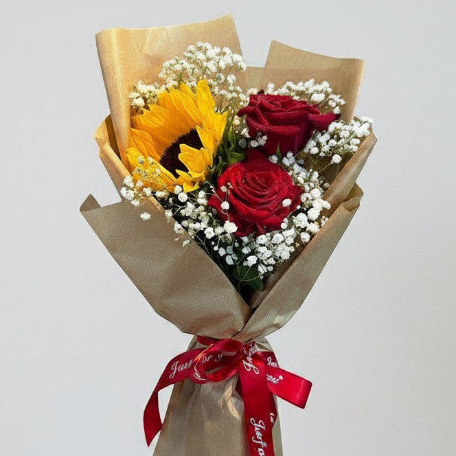 Sunflower & Rose Duo