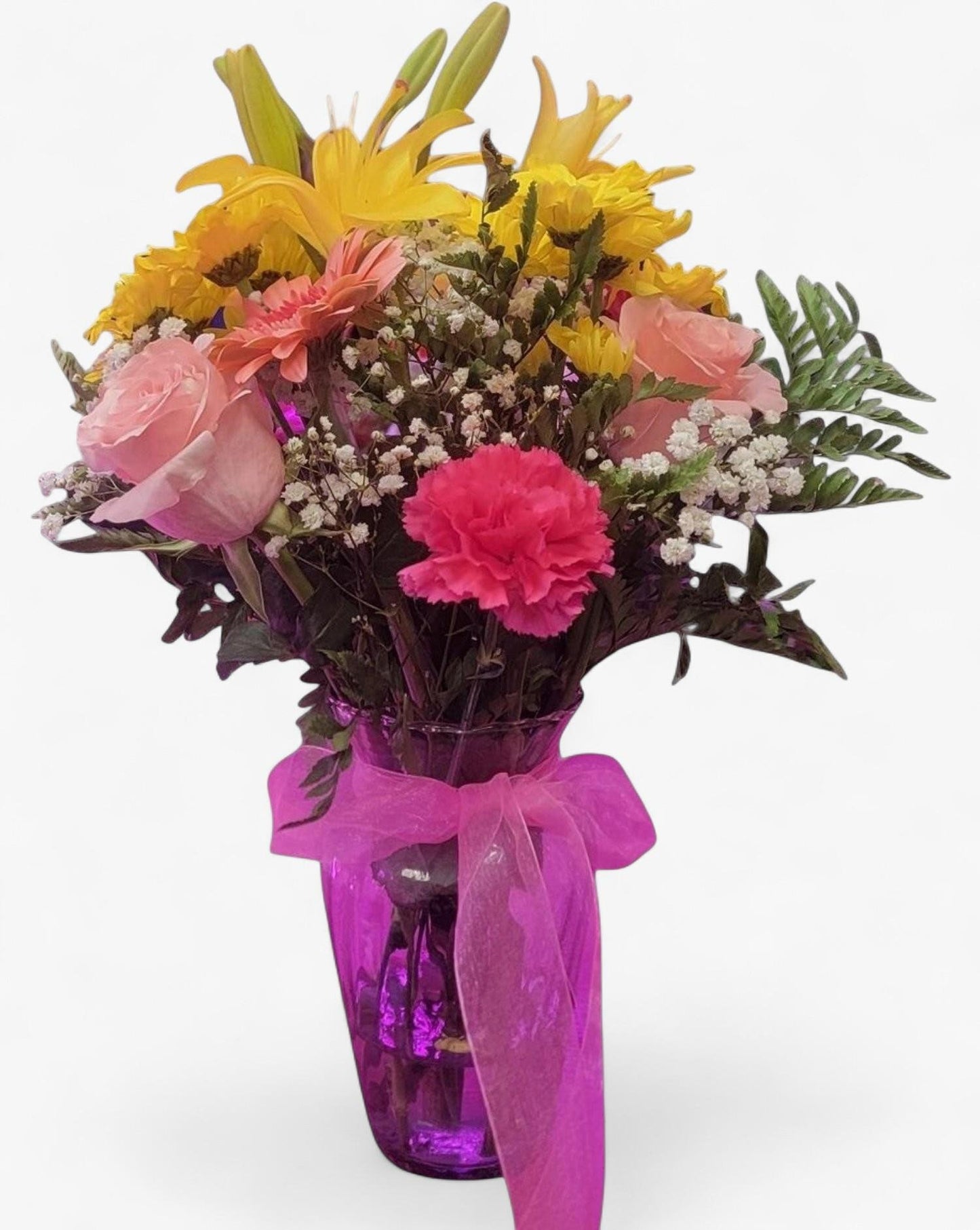 Mixed Florals in A Vase