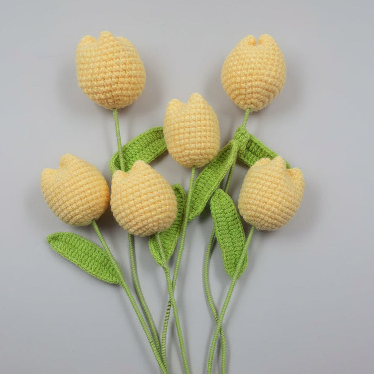 Crochet Tulip - Yellow