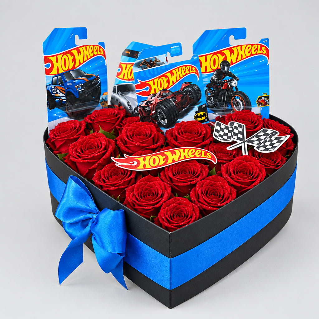Hot Wheel Heart Box