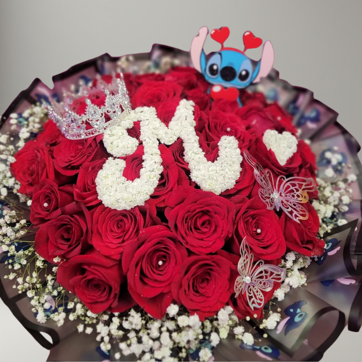 Stitch Inital Bouquet