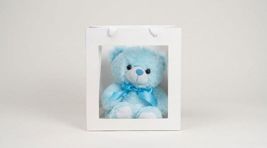 Plushie w. White Gift Bag