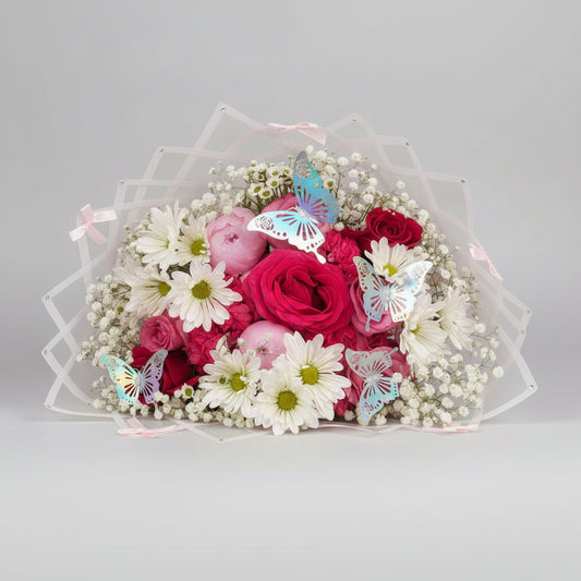 Daisy Monochrome Bouquet (M/LG)