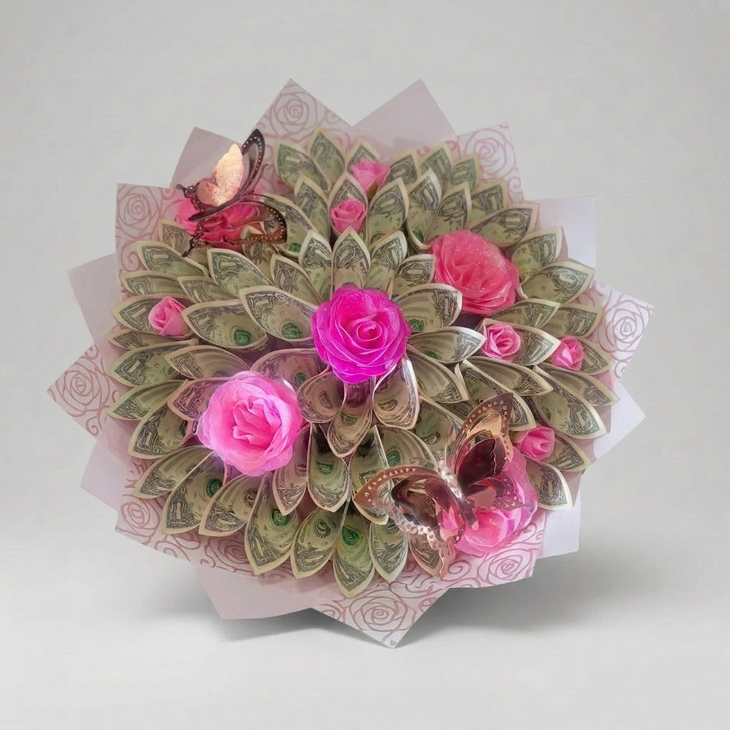 Money Bouquet (Artificial Flowers- Large)