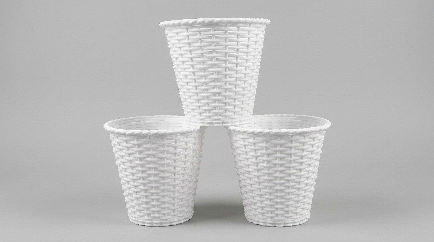 White Basket (Plastic)