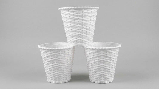 White Basket (Plastic)