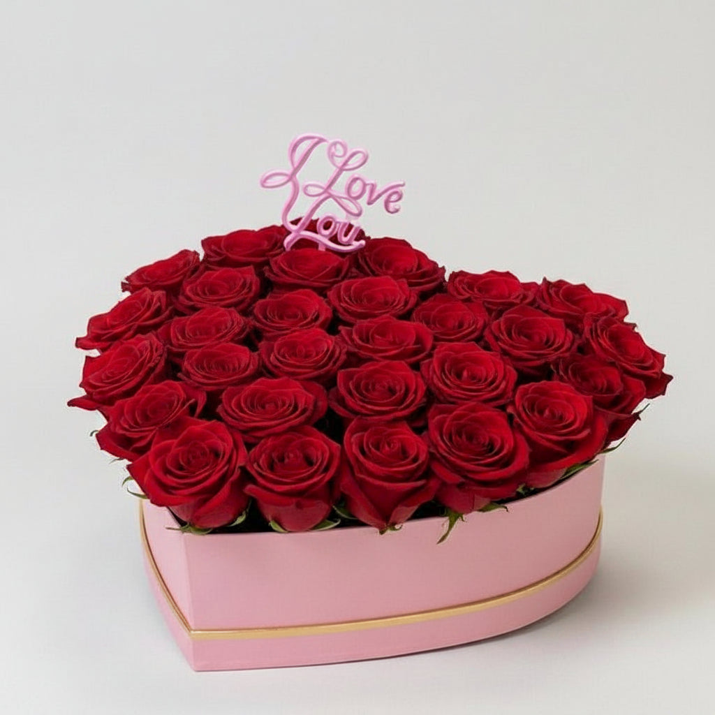 Heart Floral Box