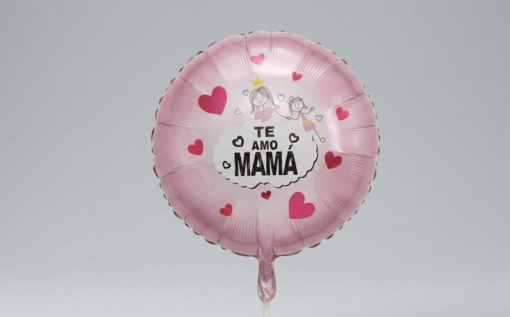 Te Amo Mama Circle 17in Balloon (HELIUM)
