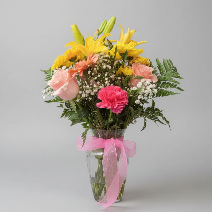 Vase Arrangement: Floral Bliss