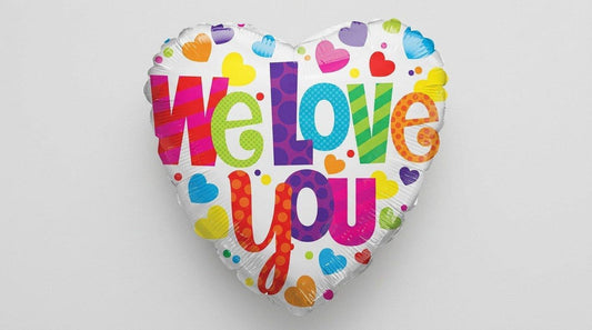 We Love You Heart 18' (HELIUM)