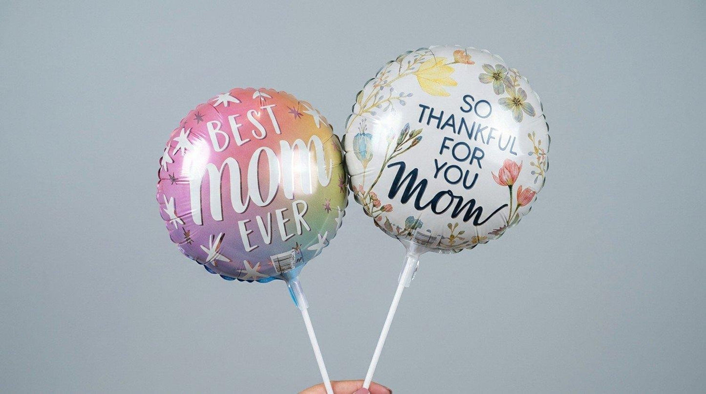 Best Mom 9in Balloon (AIR FILLED)