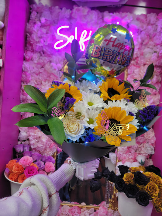 Daisy & Sunflower Mixed Bouquet