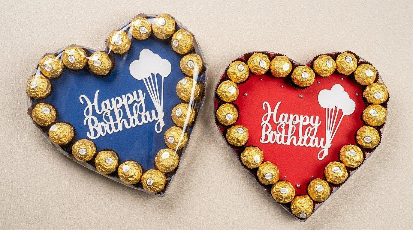 Ferrero Heart With Bday Center