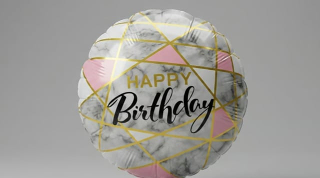 Birthday Marble 17' (HELIUM)