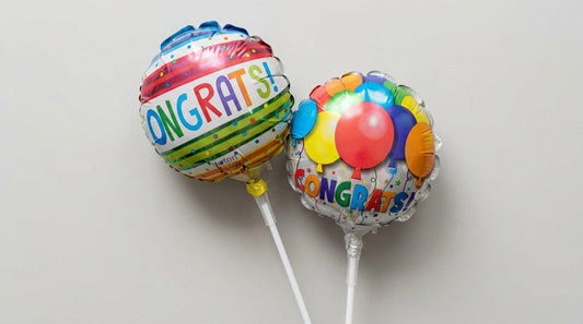 Congrats 4in Balloon (AIR FILLED)