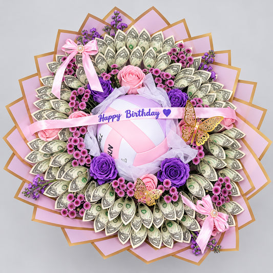 Sports Ball Money Bouquet