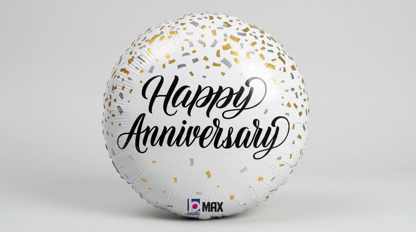 Anniversary White Circle 18'  (HELIUM)