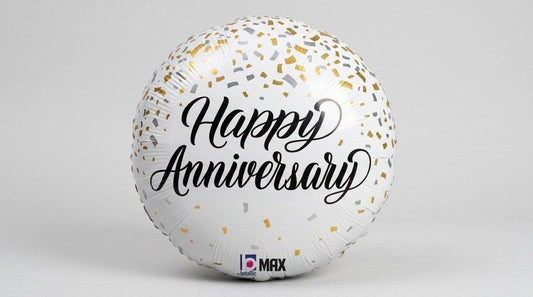 Anniversary White Circle 18'  (HELIUM)