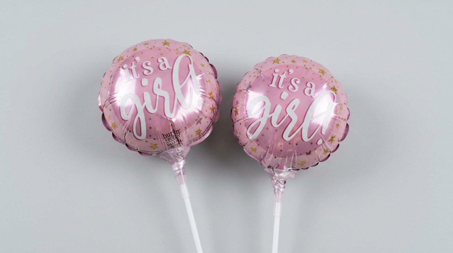 Its a Girl 4in Balloon (AIR FILLED)