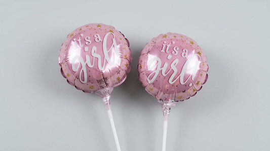 Its a Girl 4in Balloon (AIR FILLED)