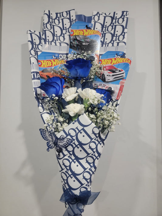 Hot Wheels Bouquet : Blue