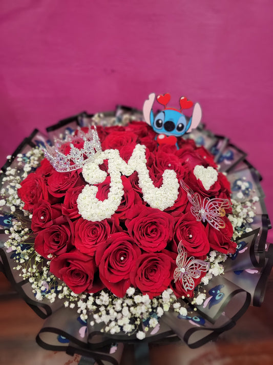 Stitch Inital Bouquet